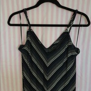 Blue stripe maxi dress